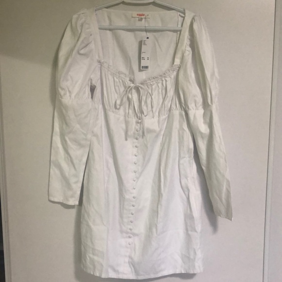 Jenn Im’s brand Eggie x Urban Outfitters Exclusive Nirvana Dress in White! - Picture 2 of 7